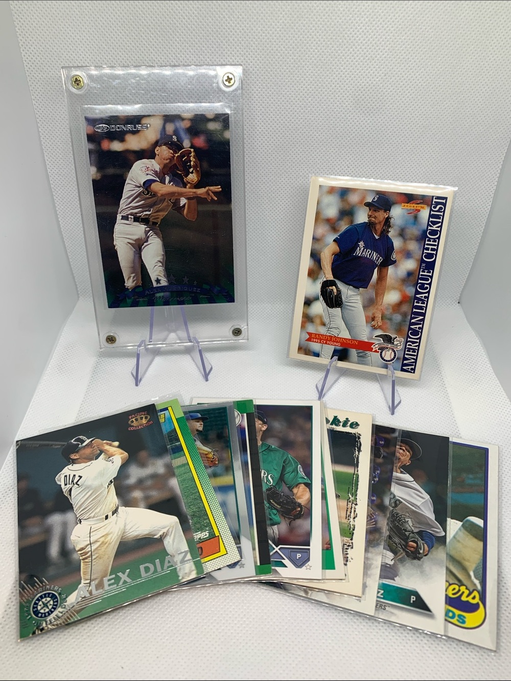 Seattle Mainers MLB Card Lot Alex Rodriguez Randy Johnson Edgar Martinez Perfect